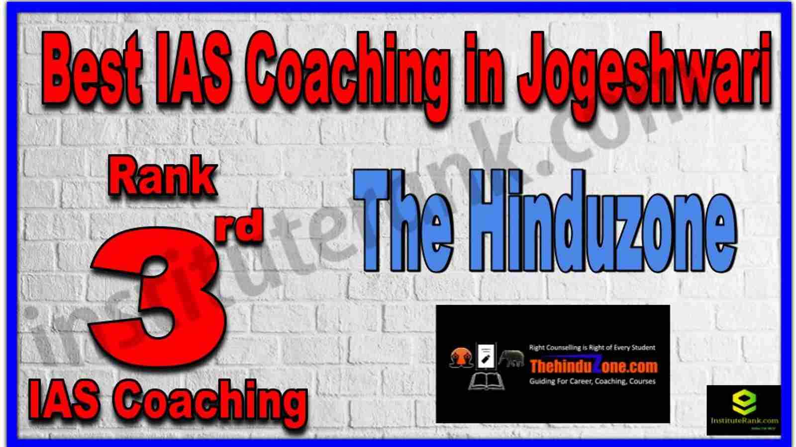 Rank 3rd Best IAS Coaching in Jogeshwari