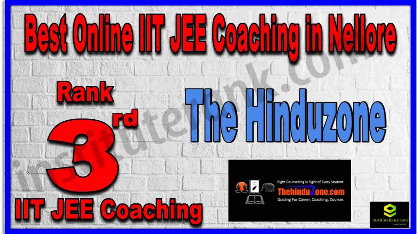 Rank 3rd Best Online IIT JEE Coaching in Nellore Rank 3rd Best Online IIT JEE Coaching in Nellore