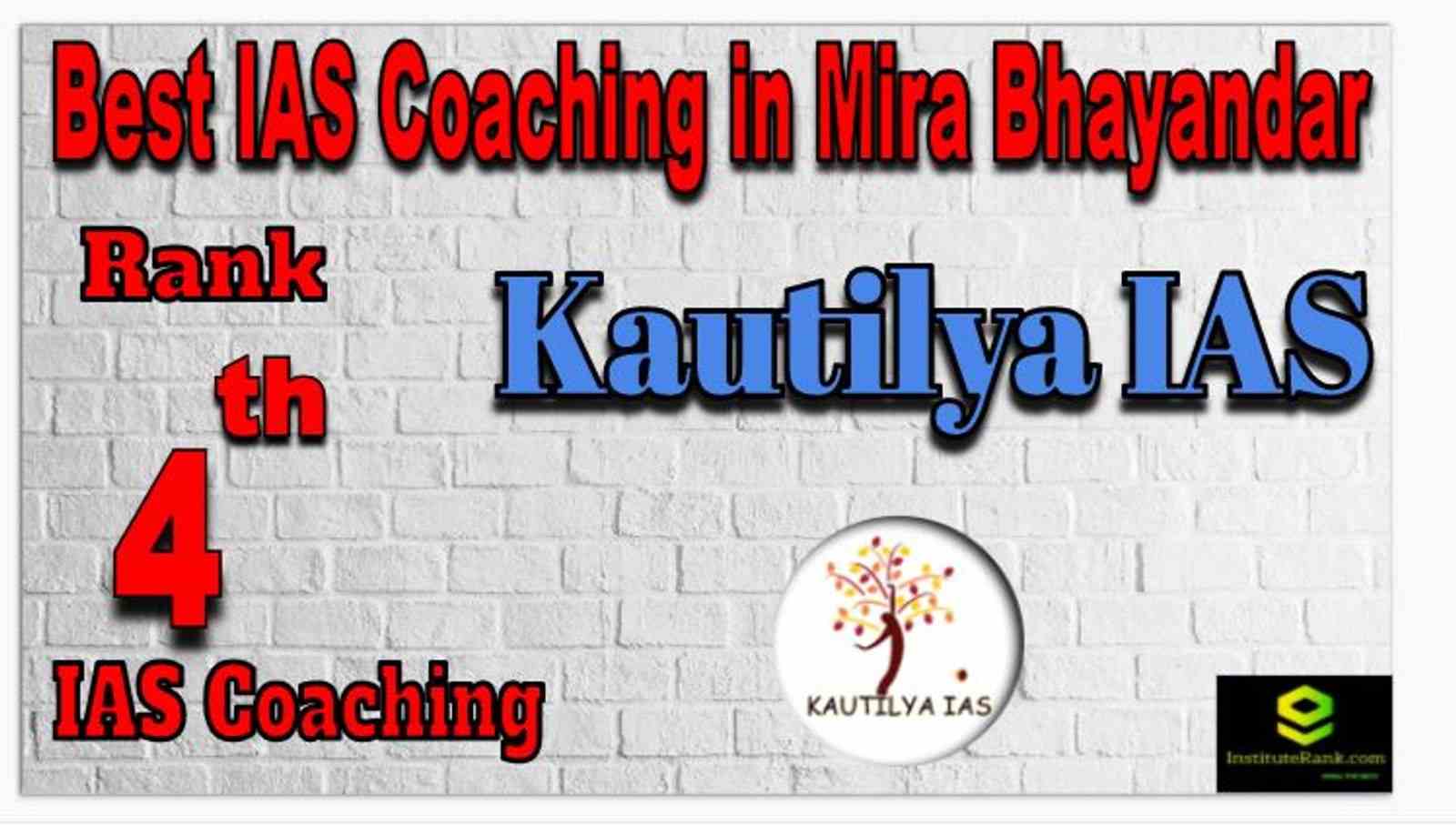 Rank 4 Best IAS Coaching in Mira Bhayandar