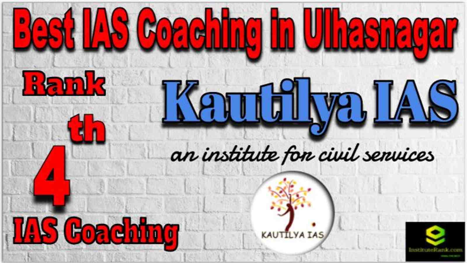 Rank 4 Best IAS Coaching in Ulhasnagar Rank 4 Best IAS Coaching in Ulhasnagar
