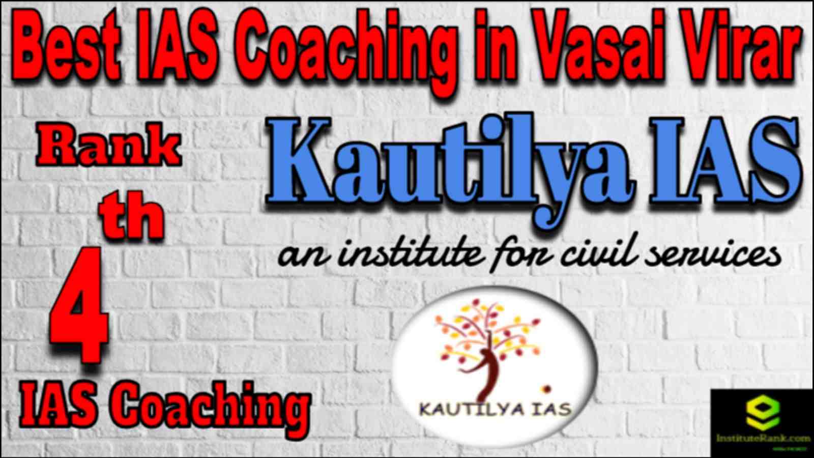 Rank 4 Best IAS coaching in Vasai Virar