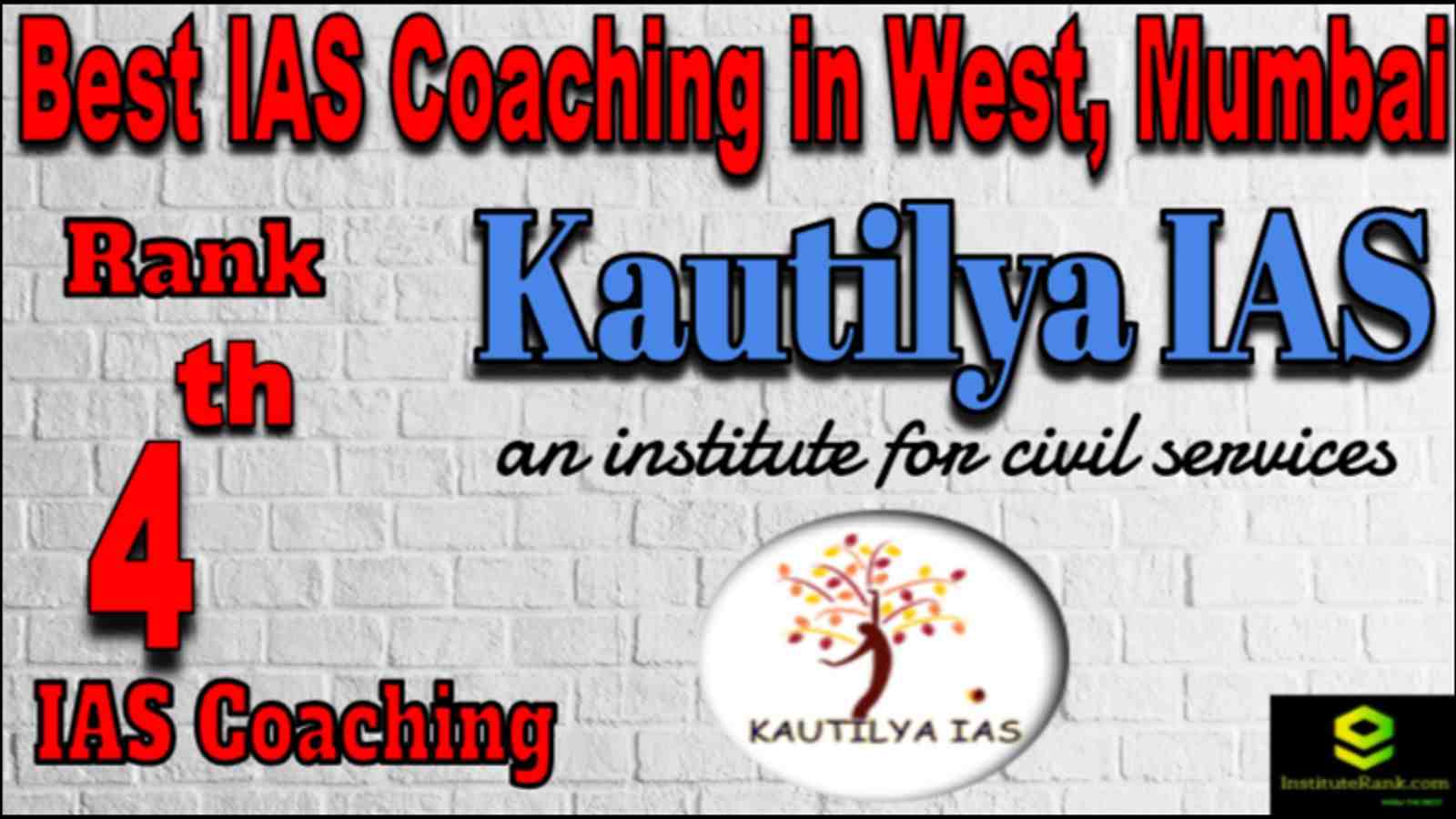 Rank 4 Best IAS coaching in West, Mumbai 
