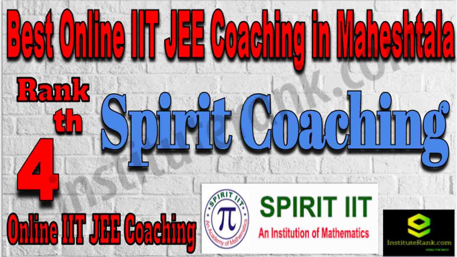 Rank 4 Best Online IIT JEE Coaching in Maheshtala