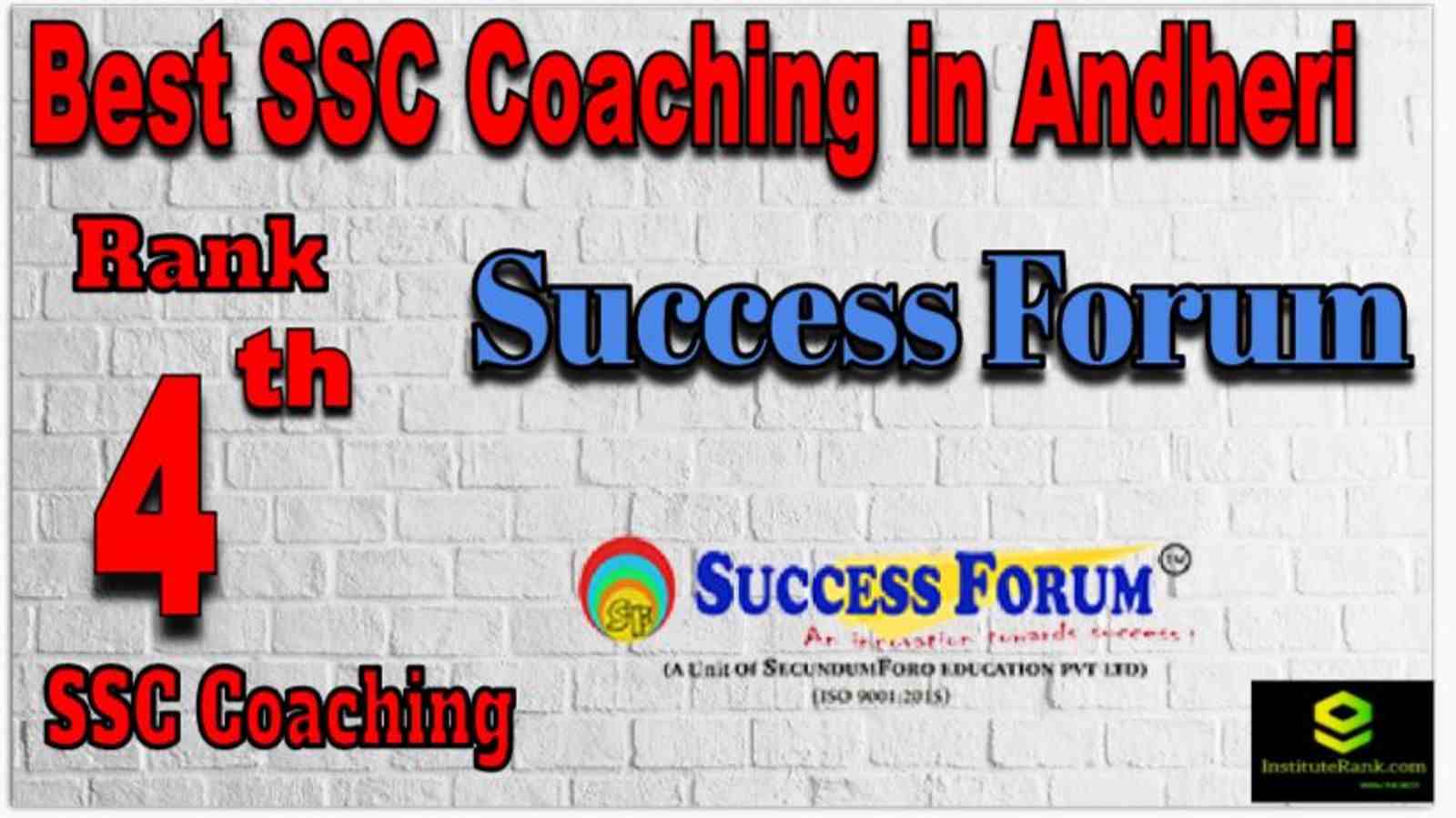 Rank 4 Best SSC Coaching in Andheri