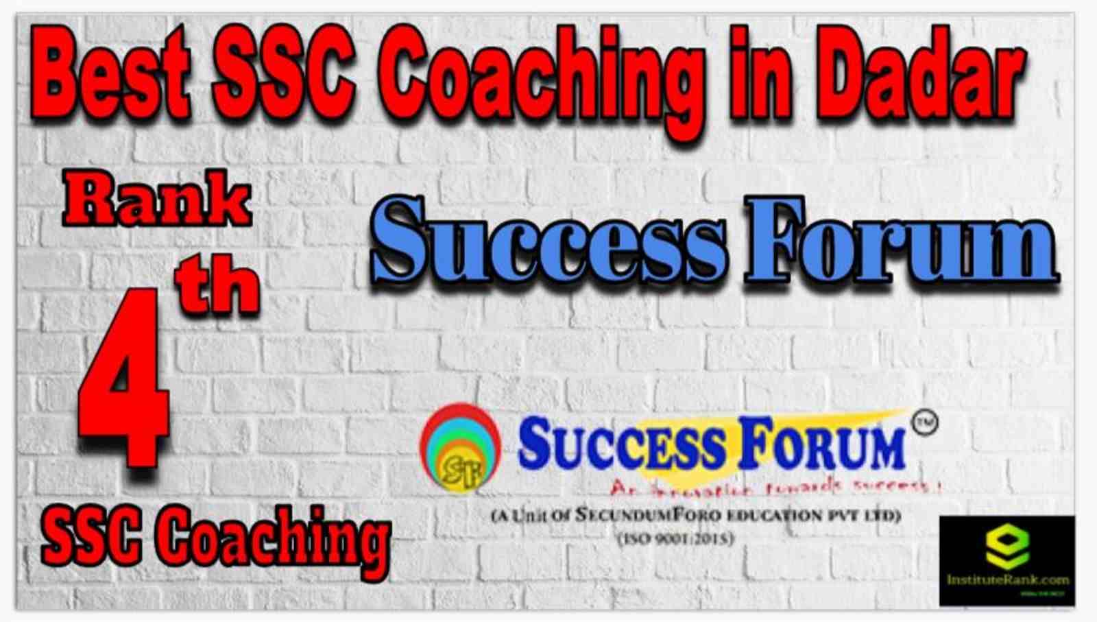 Rank 4 Best SSC Coaching in Dadar