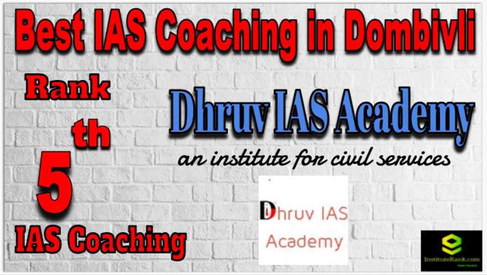Rank 5 Best IAS Coaching in Dombivli