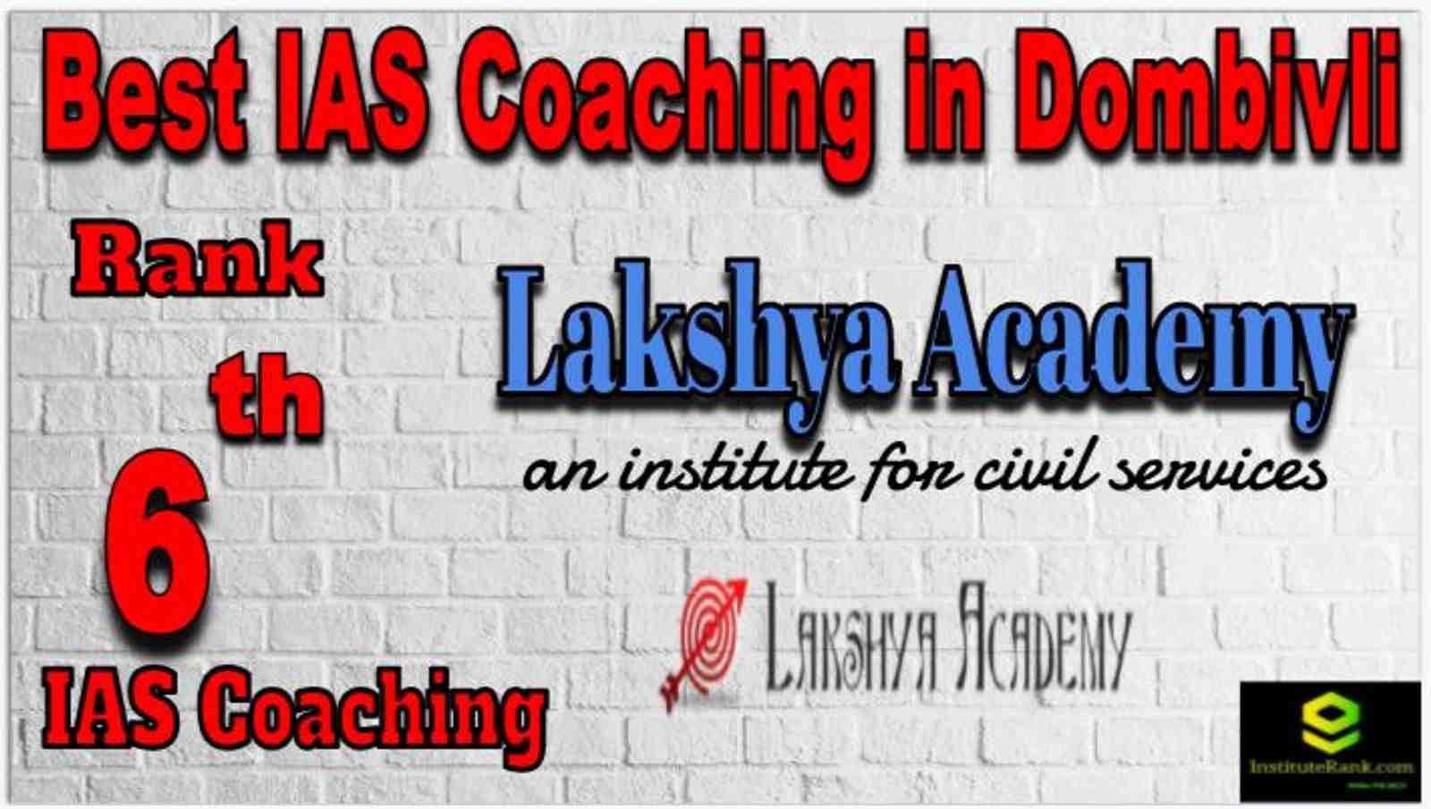 Rank 6 Best IAS Coaching in Dombivli