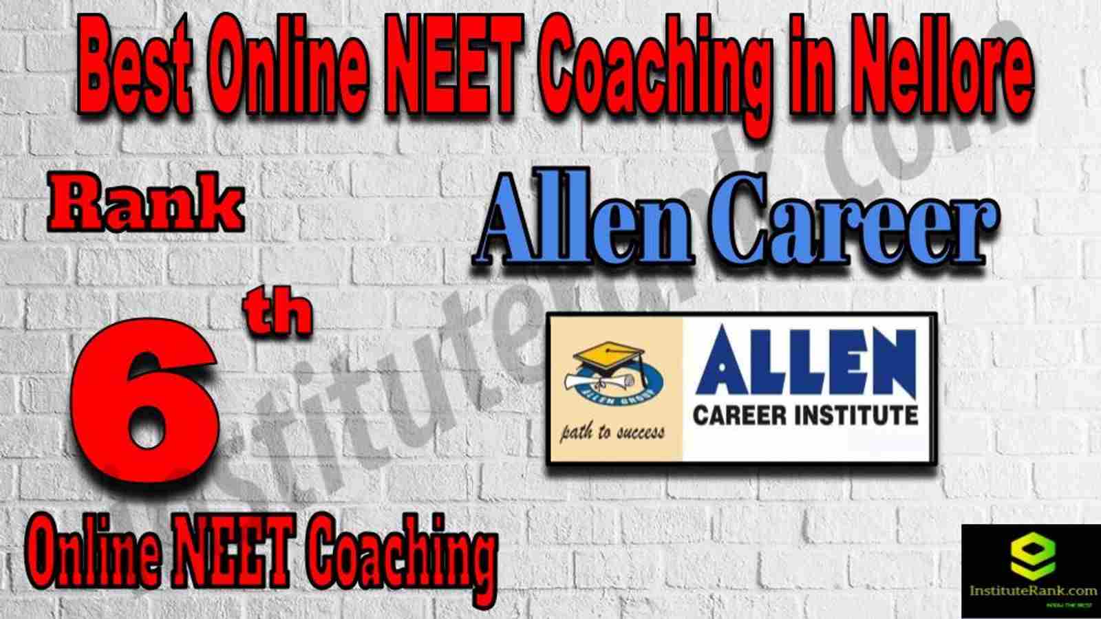 Rank 6 Best Online NEET Coaching in Nellore