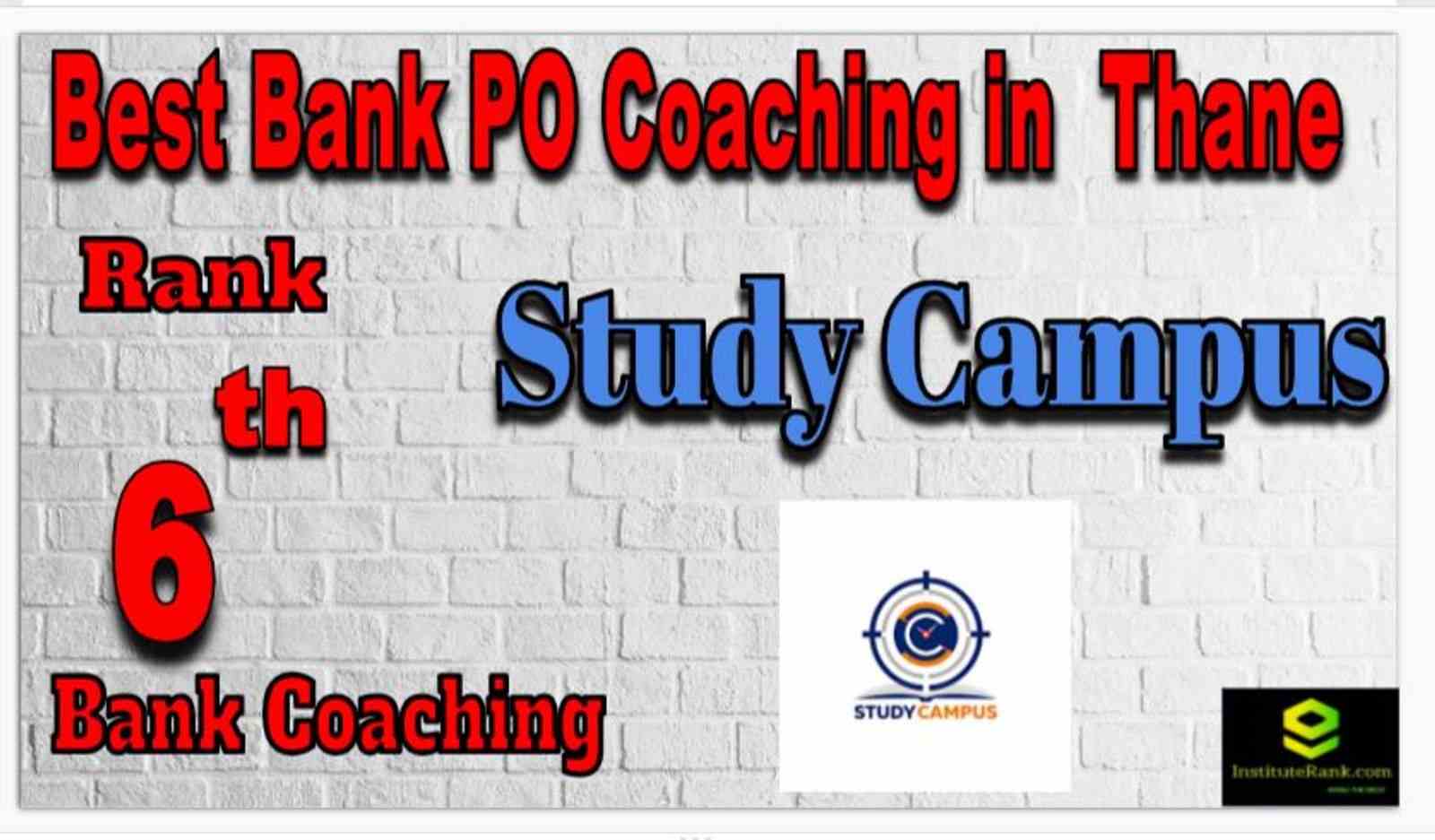Rank 6 Top Bank PO coaching in Thane