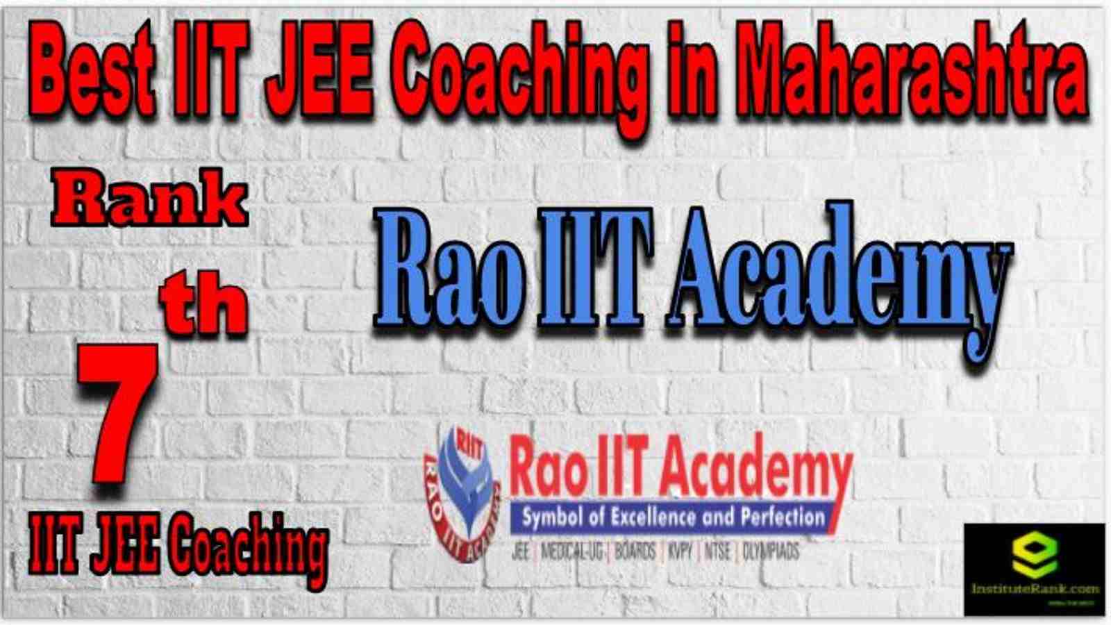 Rank 7 Best IIT JEE Coaching in Maharashtra