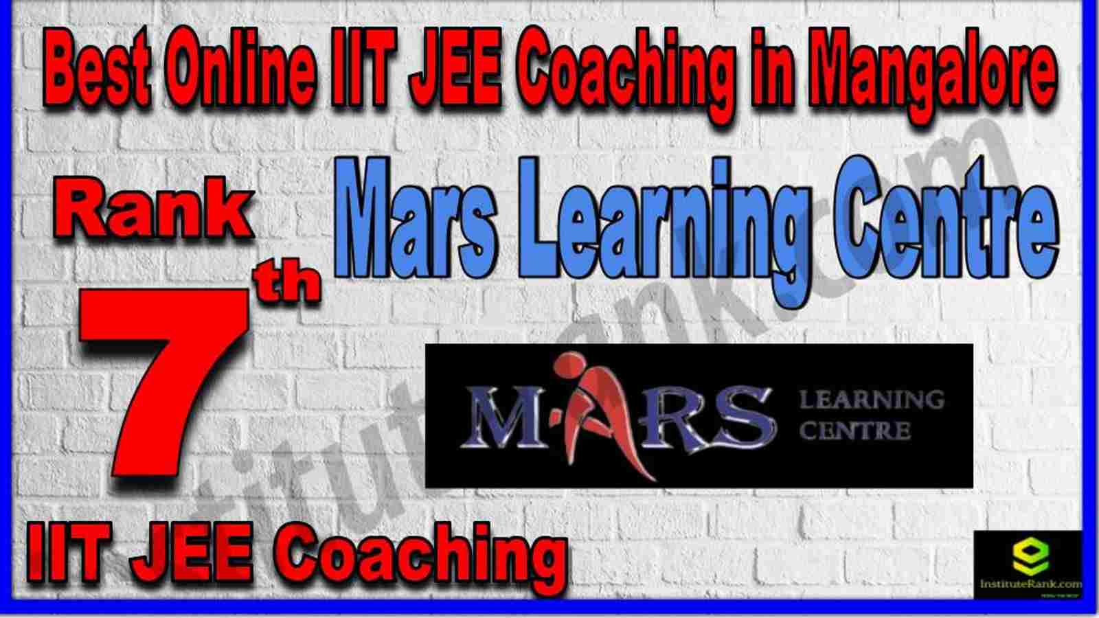 Rank 7th Best Online IIT JEE Coaching in Mangalore Rank 7th Best Online IIT JEE Coaching in Mangalore