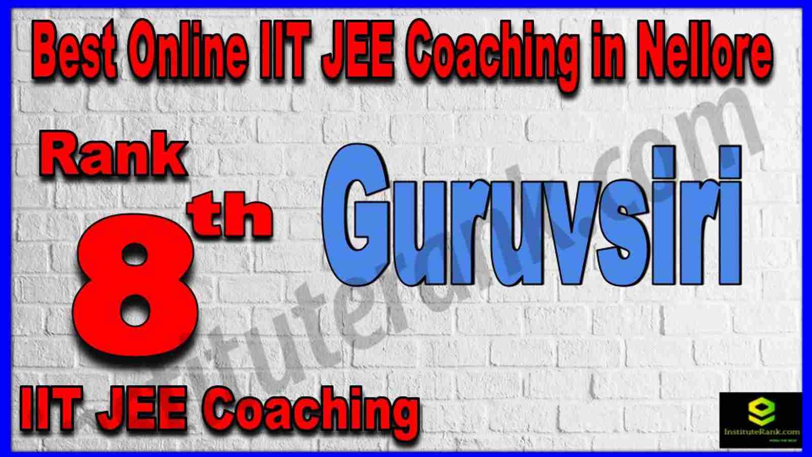 Rank 8th Best Online IIT JEE Coaching in Nellore Rank 8th Best Online IIT JEE Coaching in Nellore