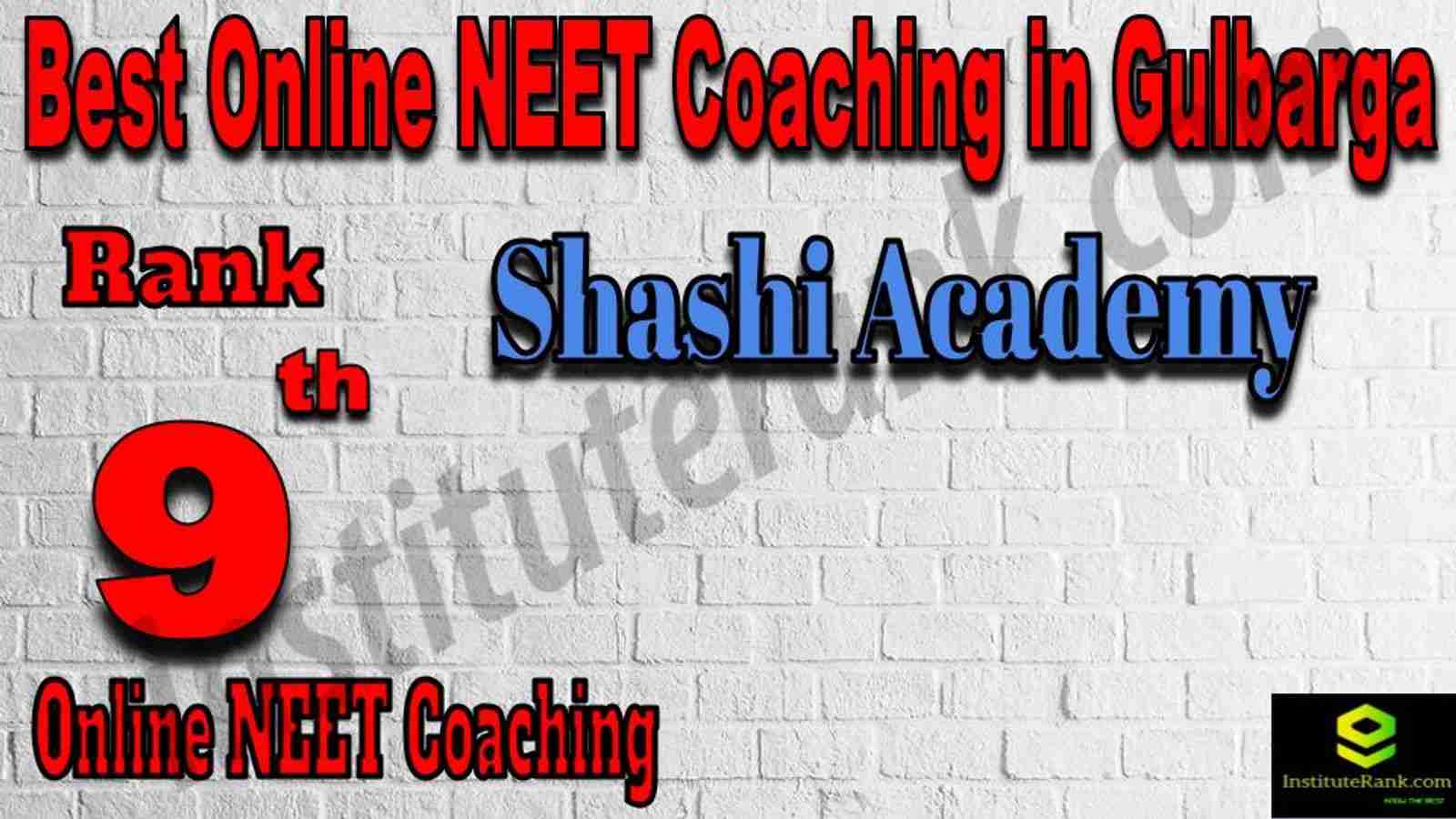 Rank 9 Best Online NEET Coaching in Gulbarga