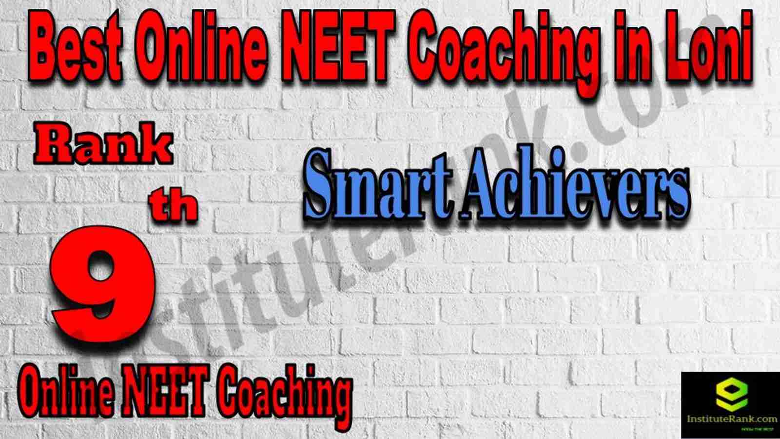 Rank 9 Best Online NEET Coaching in Loni