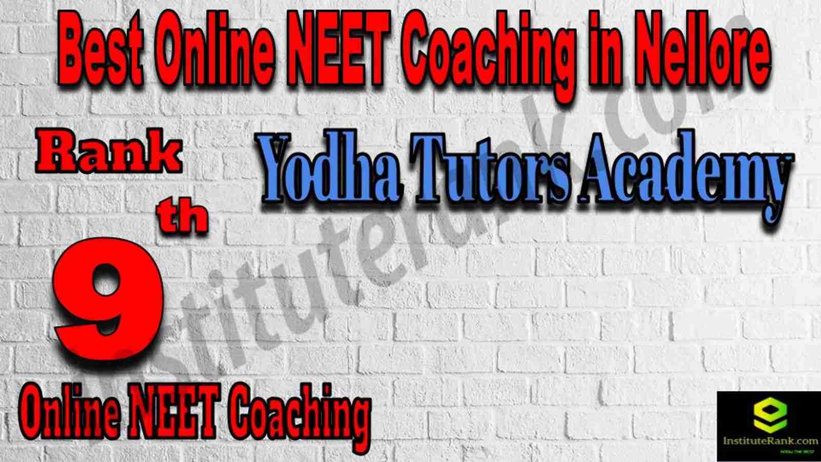 Rank 9 Best Online NEET Coaching in Nellore