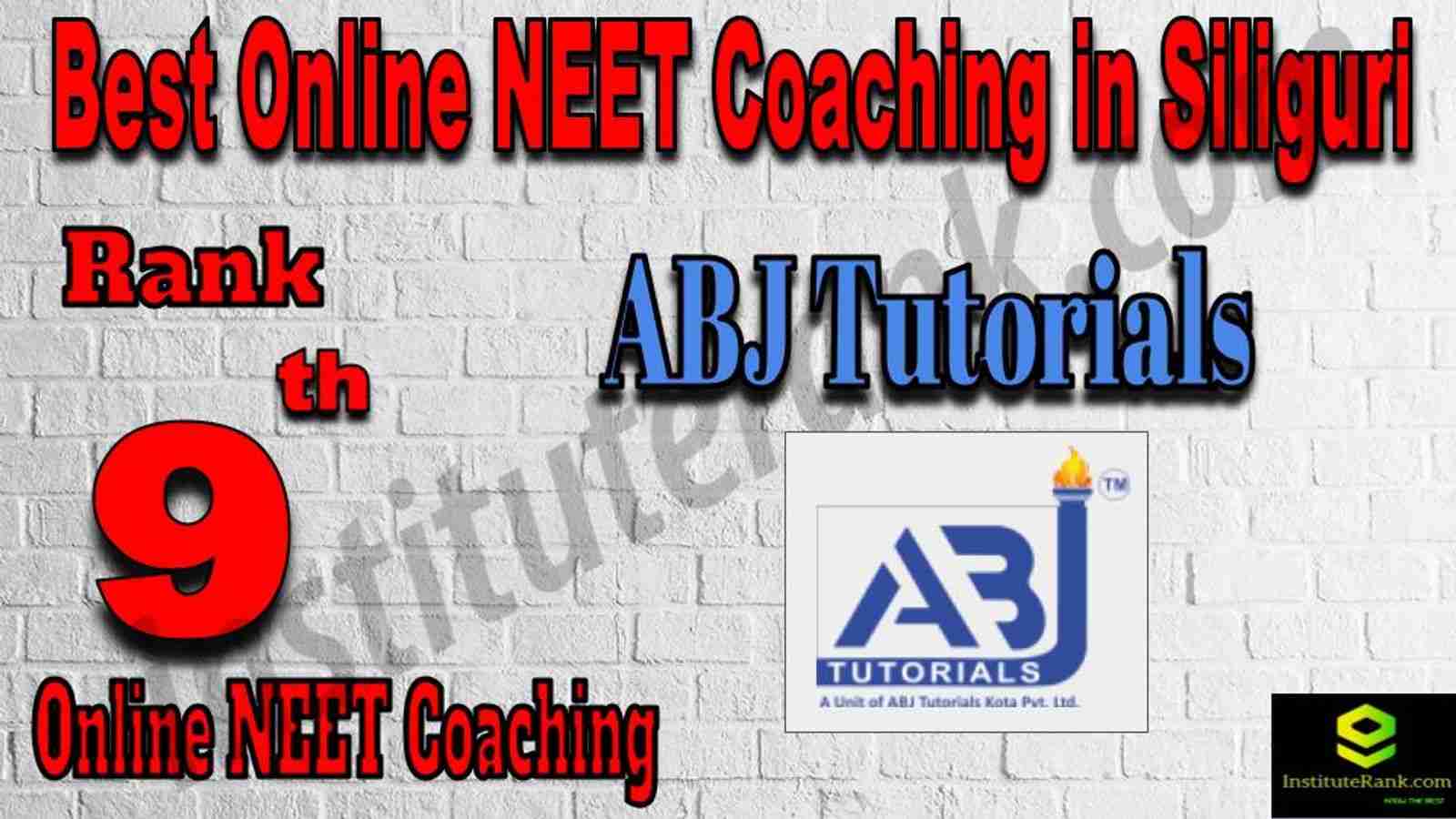 Rank 9 Best Online NEET Coaching in Siliguri