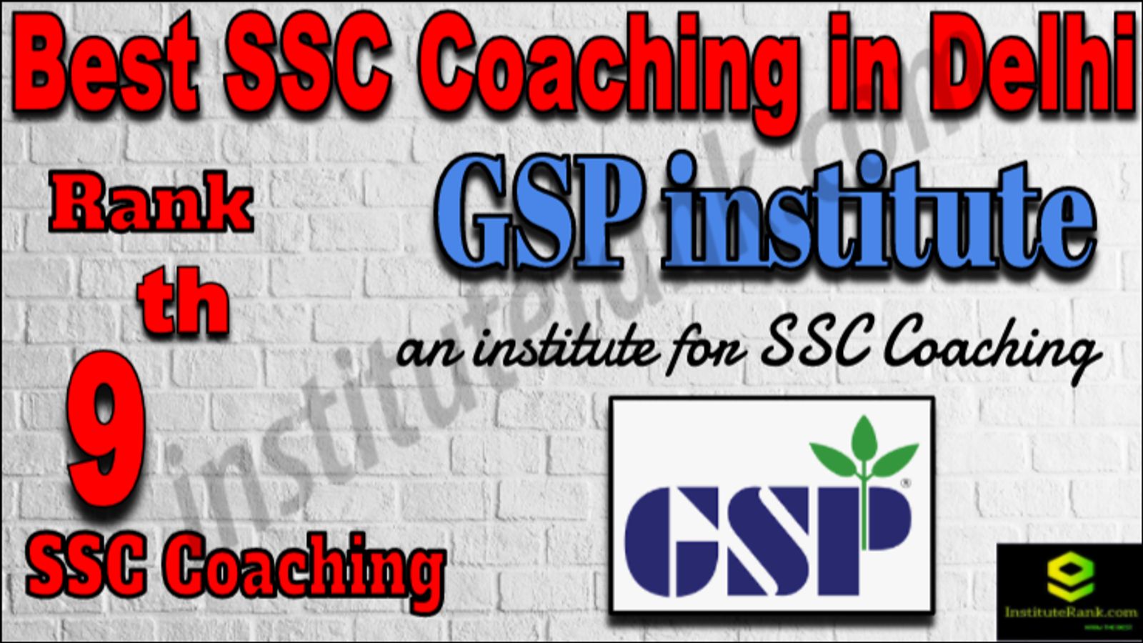 Rank 9 Best SSC Coaching in Delhi