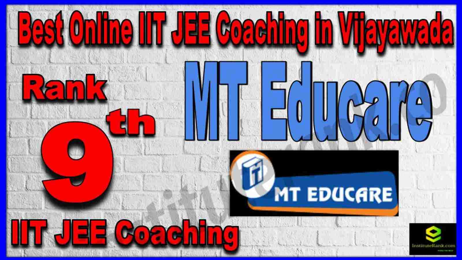 Rank 9th Best Online IIT JEE Coaching in Vijayawada