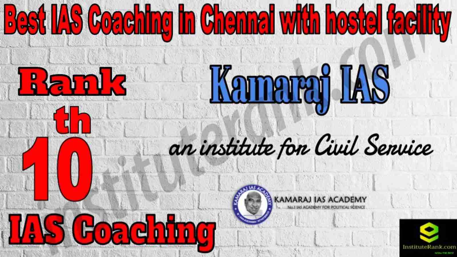 10th Best IAS Coaching in Chennai with hostel facility