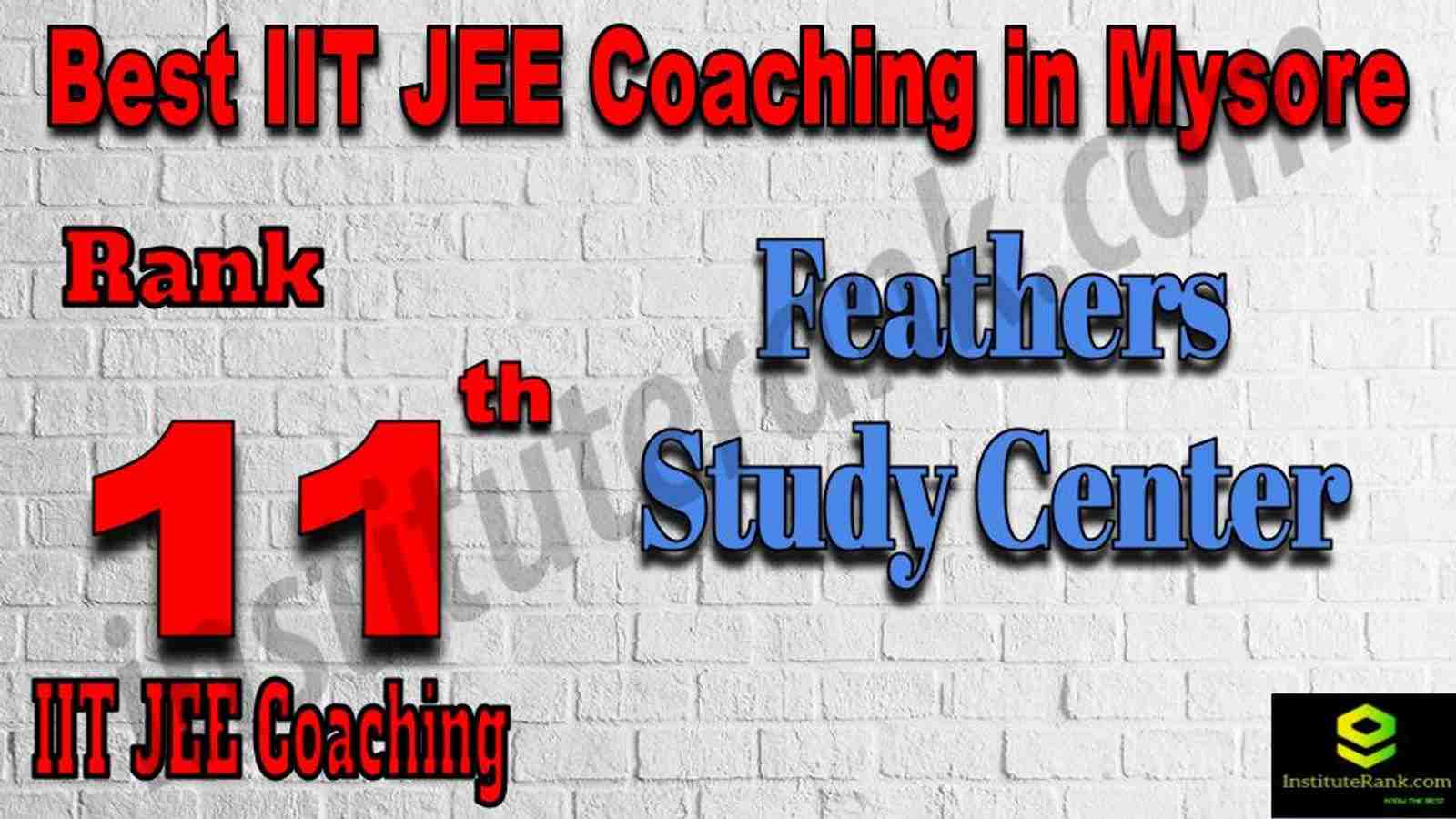 11th Best IIT JEE Coaching in Mysore