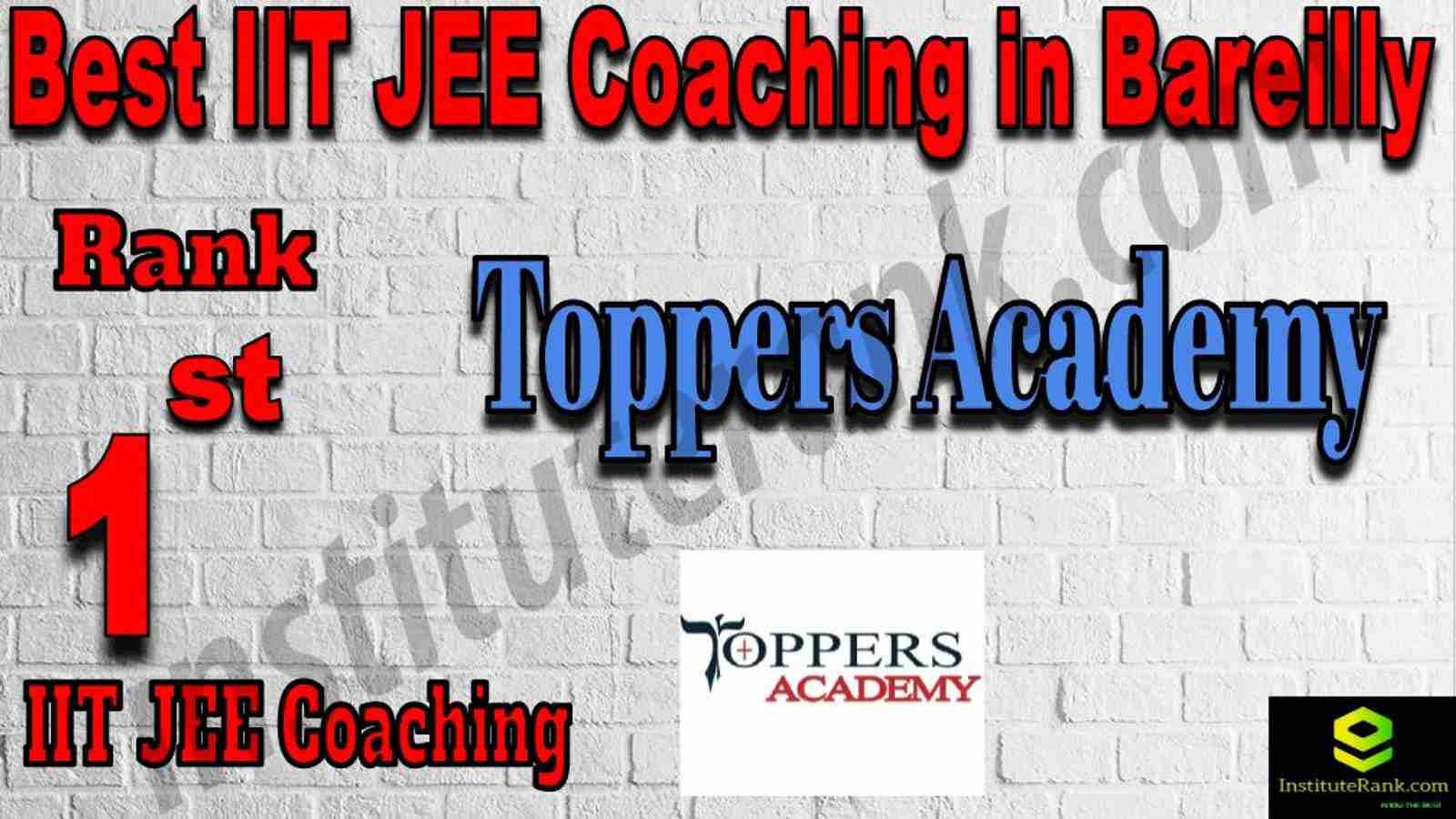 1st Best IIT JEE Coaching in Bareilly