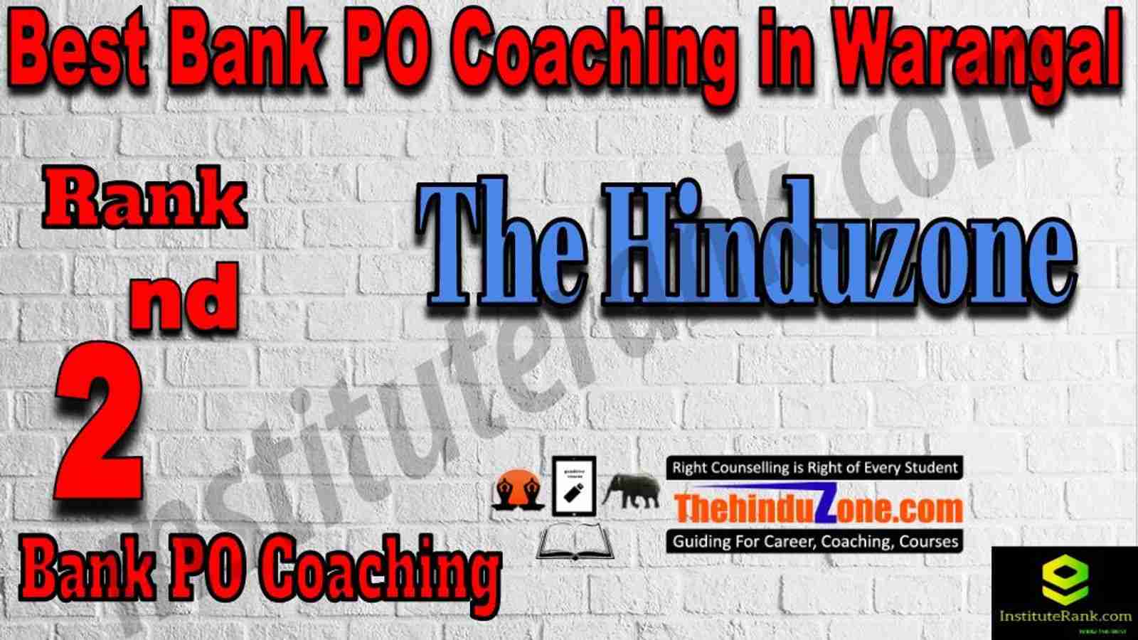 2nd Best Bank PO Coaching in Warangal