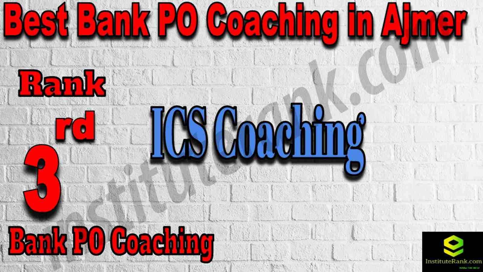 3rd Best Bank PO Coaching in Ajmer