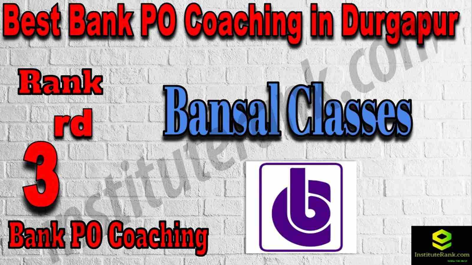 3rd Best Bank PO Coaching in Durgapur