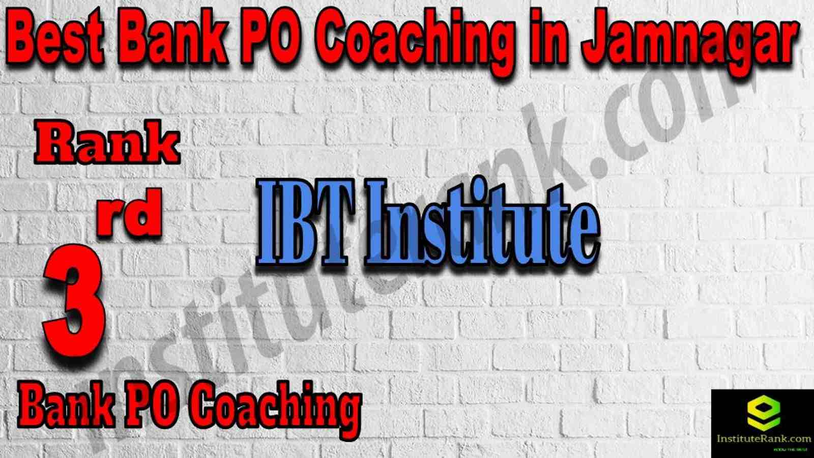 3rd Best Bank PO Coaching in Jamnagar