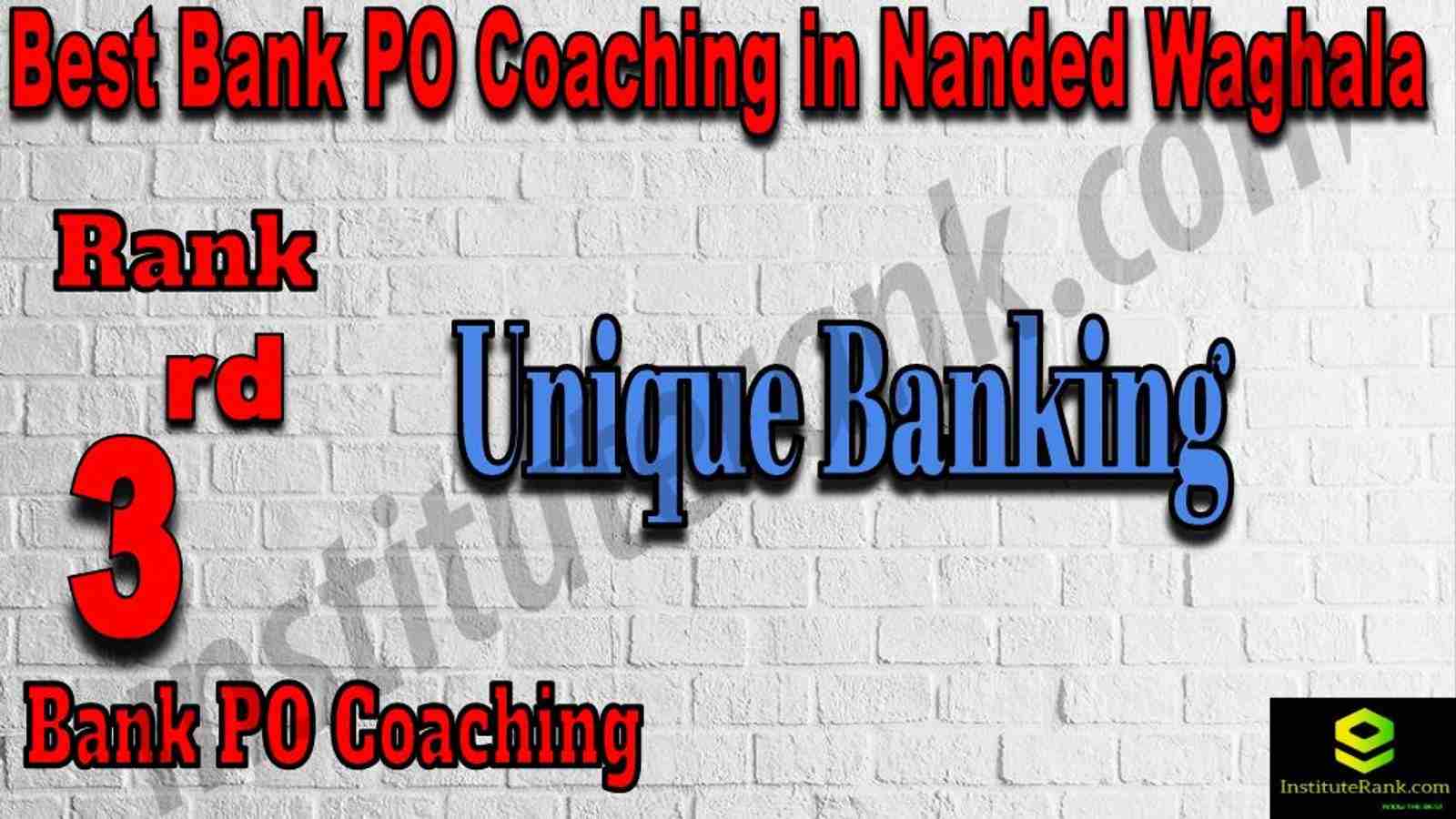 3rd Best Bank PO Coaching in Nanded Waghala