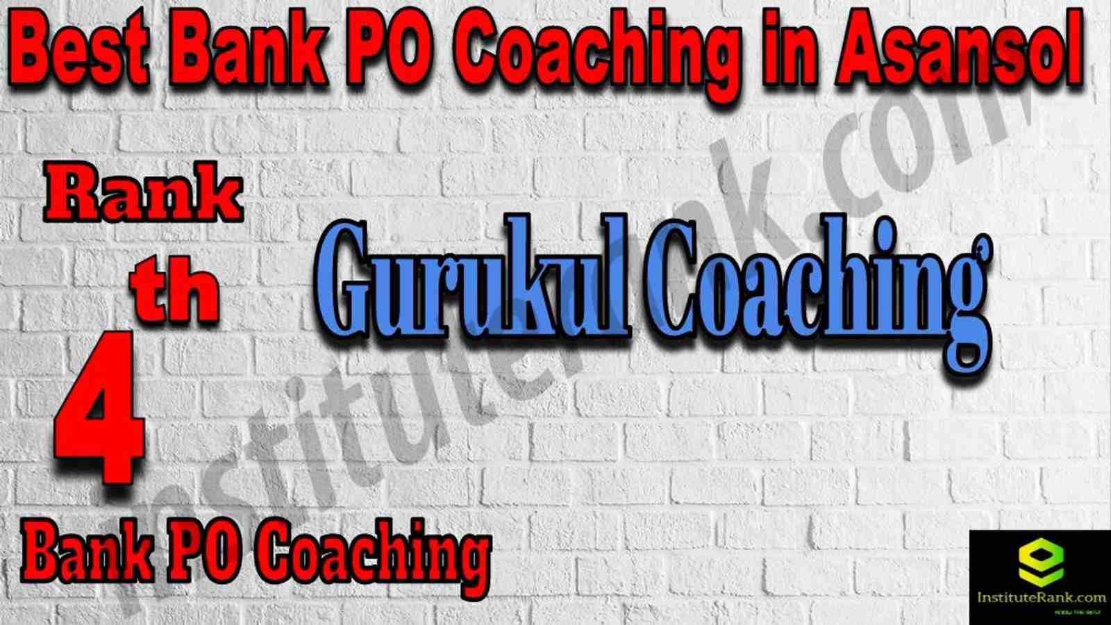 4th Best Bank PO Coaching in Asansol