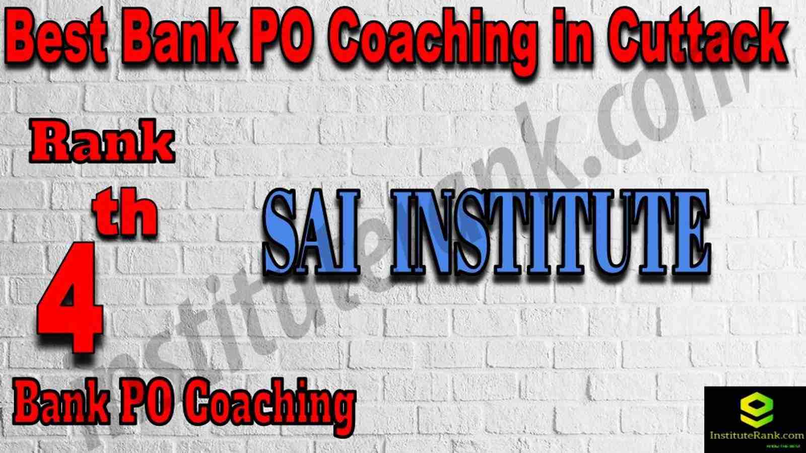 4th Best Bank PO Coaching in Cuttack