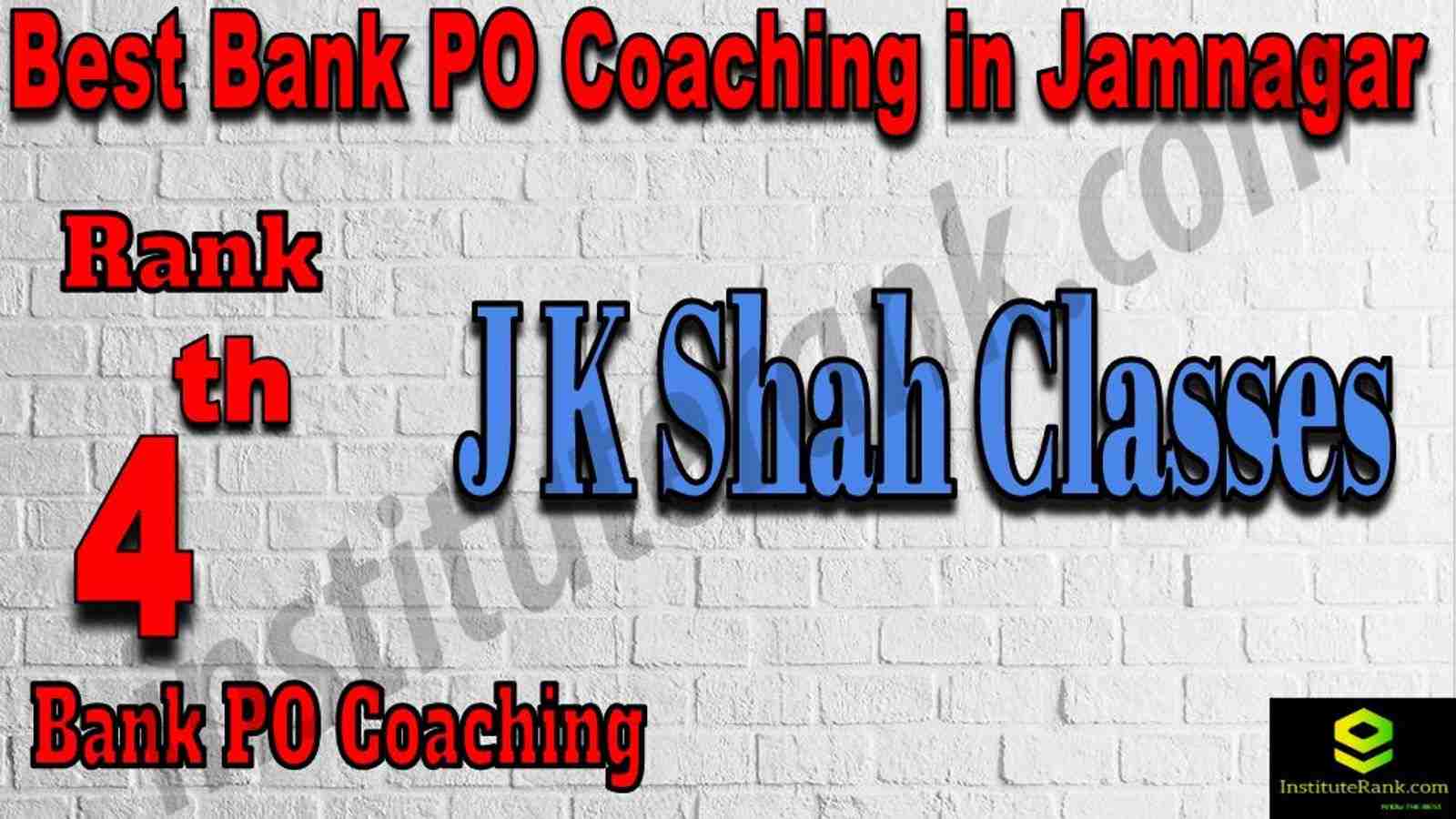 4th Best Bank PO Coaching in Jamnagar