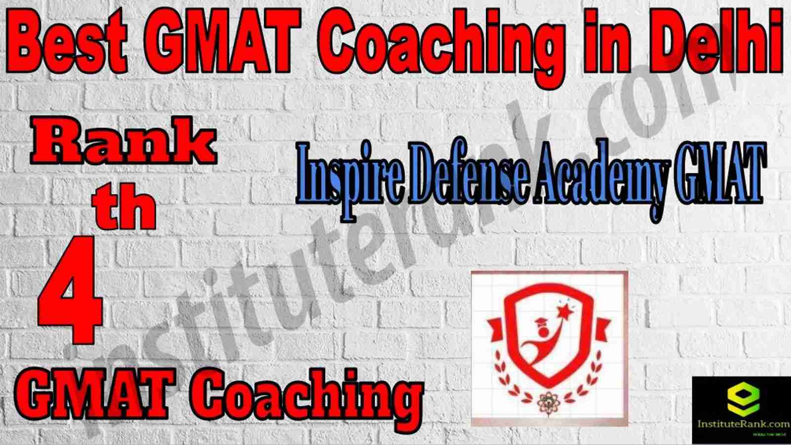4th Best GMAT Coaching in Delhi