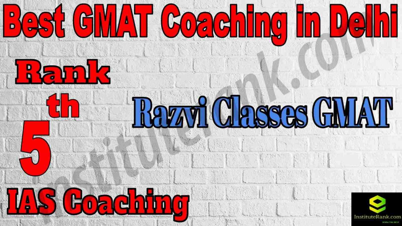 5th Best GMAT Coaching in Delhi