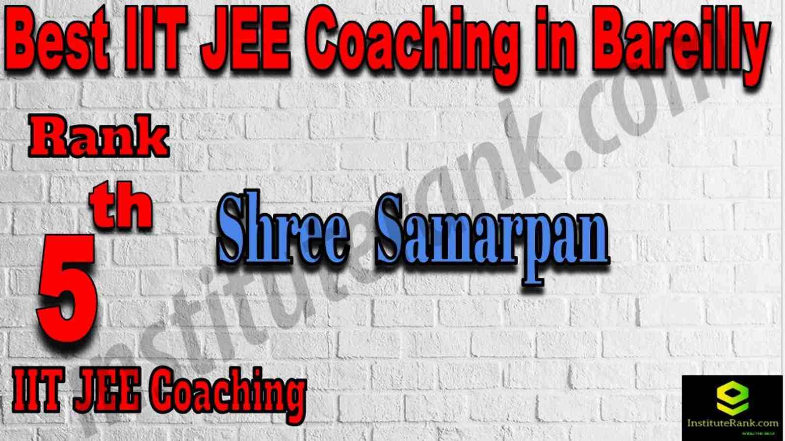 5th Best IIT JEE Coaching in Bareilly