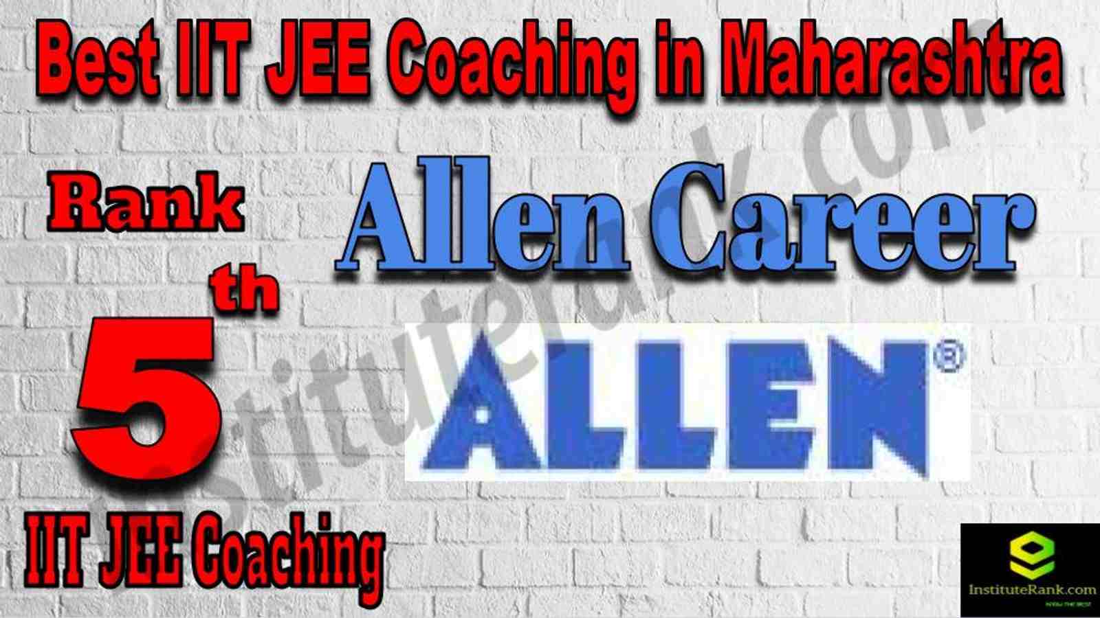 5th Best IIT JEE Coaching in Maharashtra