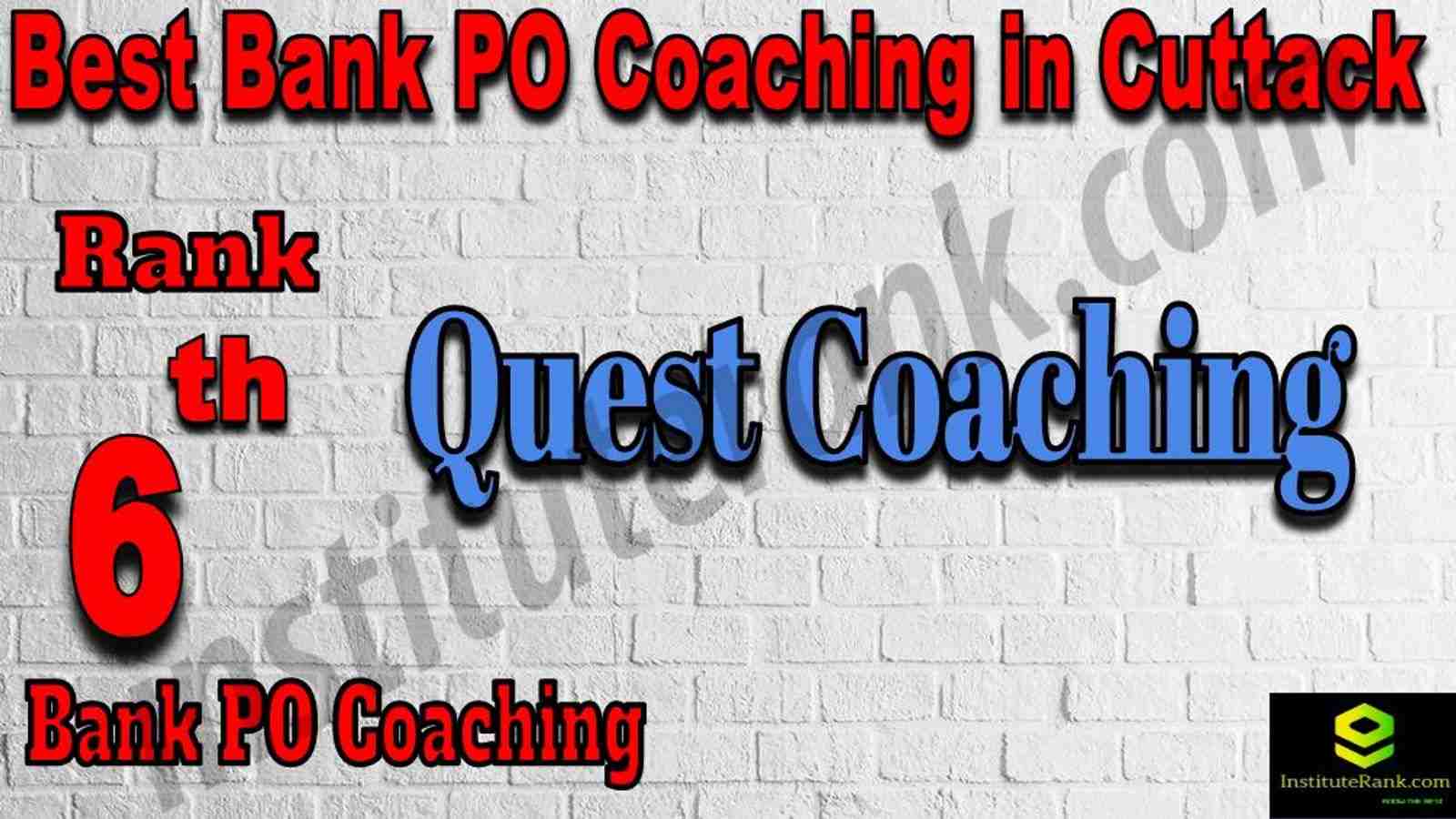 6th Best Bank PO Coaching in Cuttack
