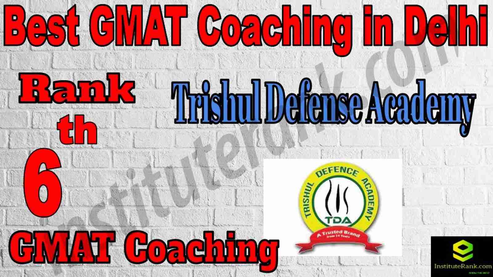 6th Best GMAT Coaching in Delhi