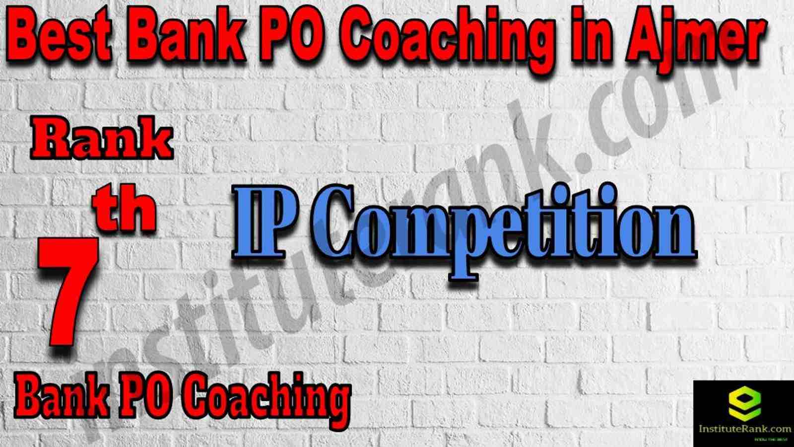 7th Best Bank PO Coaching in Ajmer