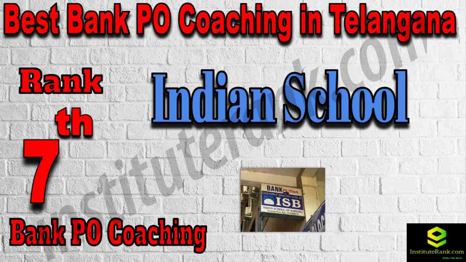 7th Best Bank PO Coaching in Telangana