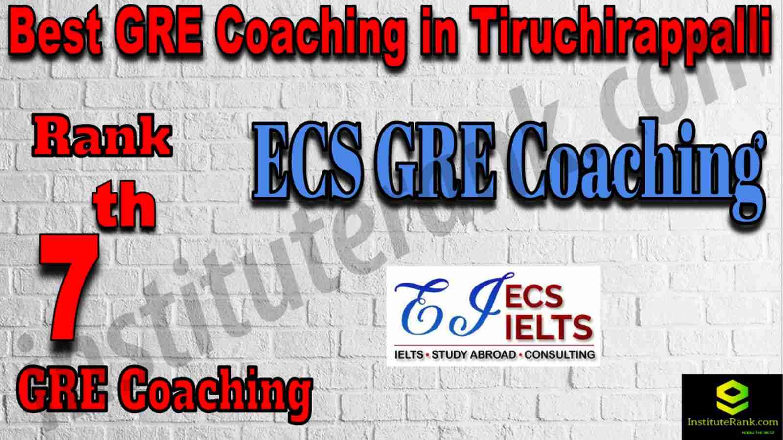 7th Best GRE Coaching in Triuchirappalli