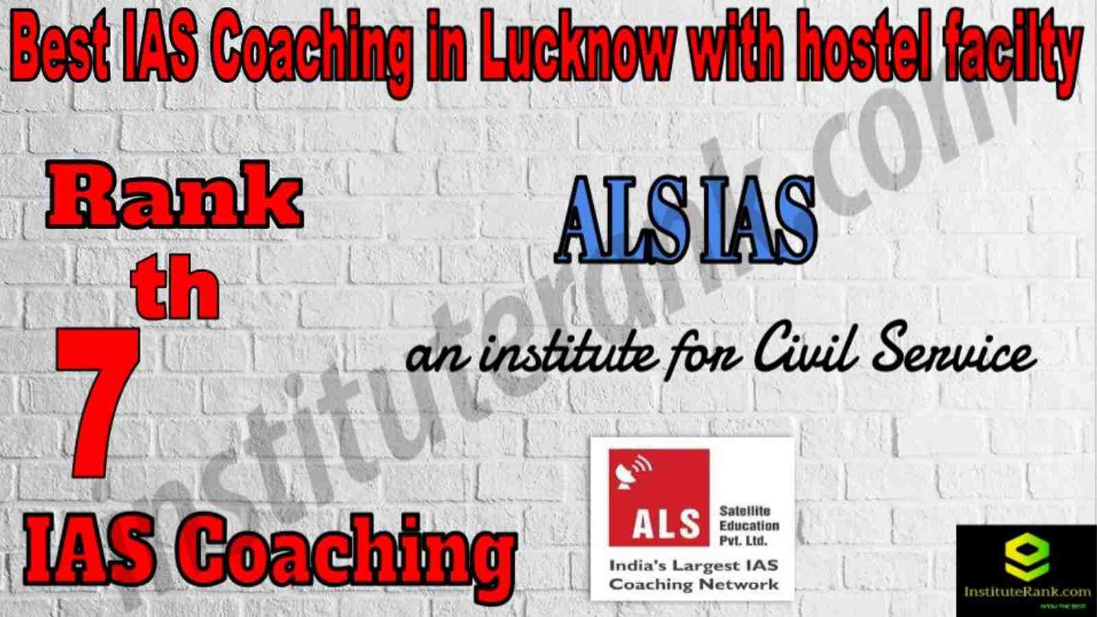 7th Best IAS Coaching in Lucknow With Hostel facility