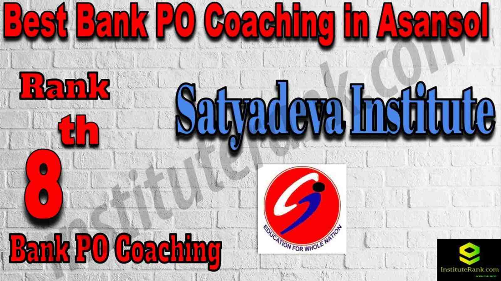 8th Best Bank PO Coaching in Asansol