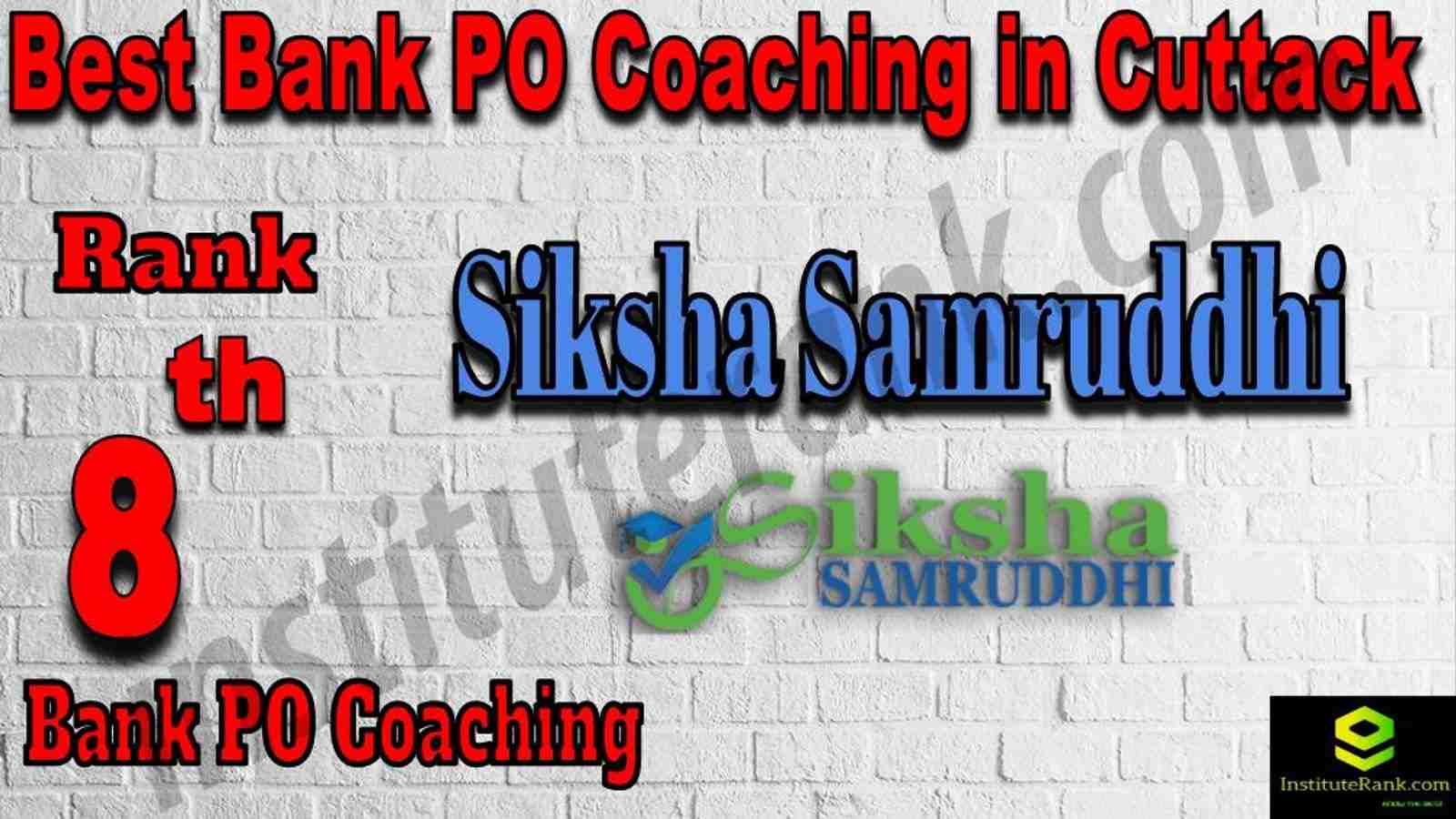 8th Best Bank PO Coaching in Cuttack