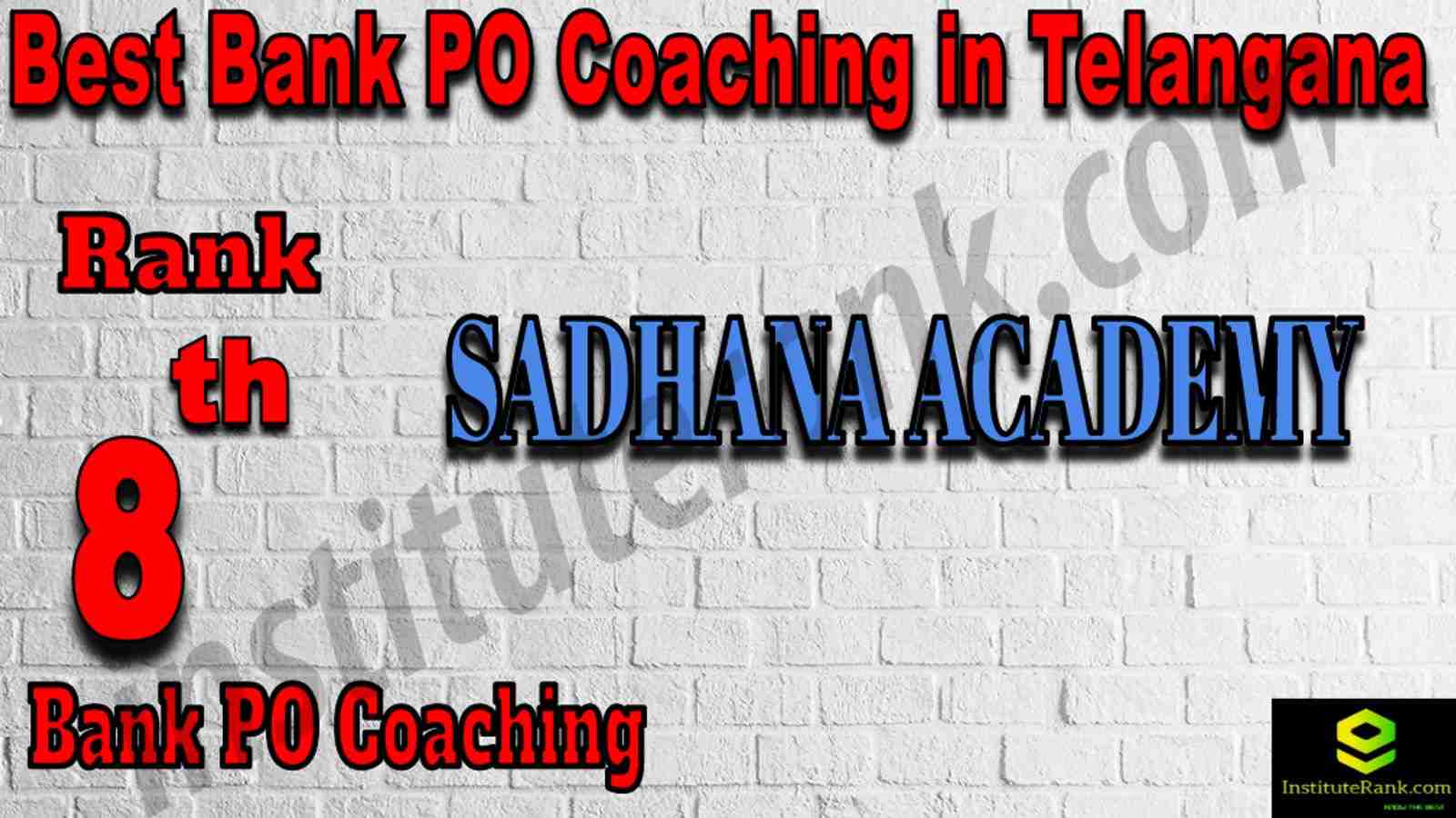 8th Best Bank PO Coaching in Telangana