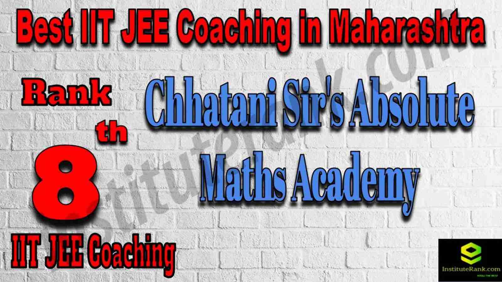 8th Best IIT JEE Coaching in Maharashtra