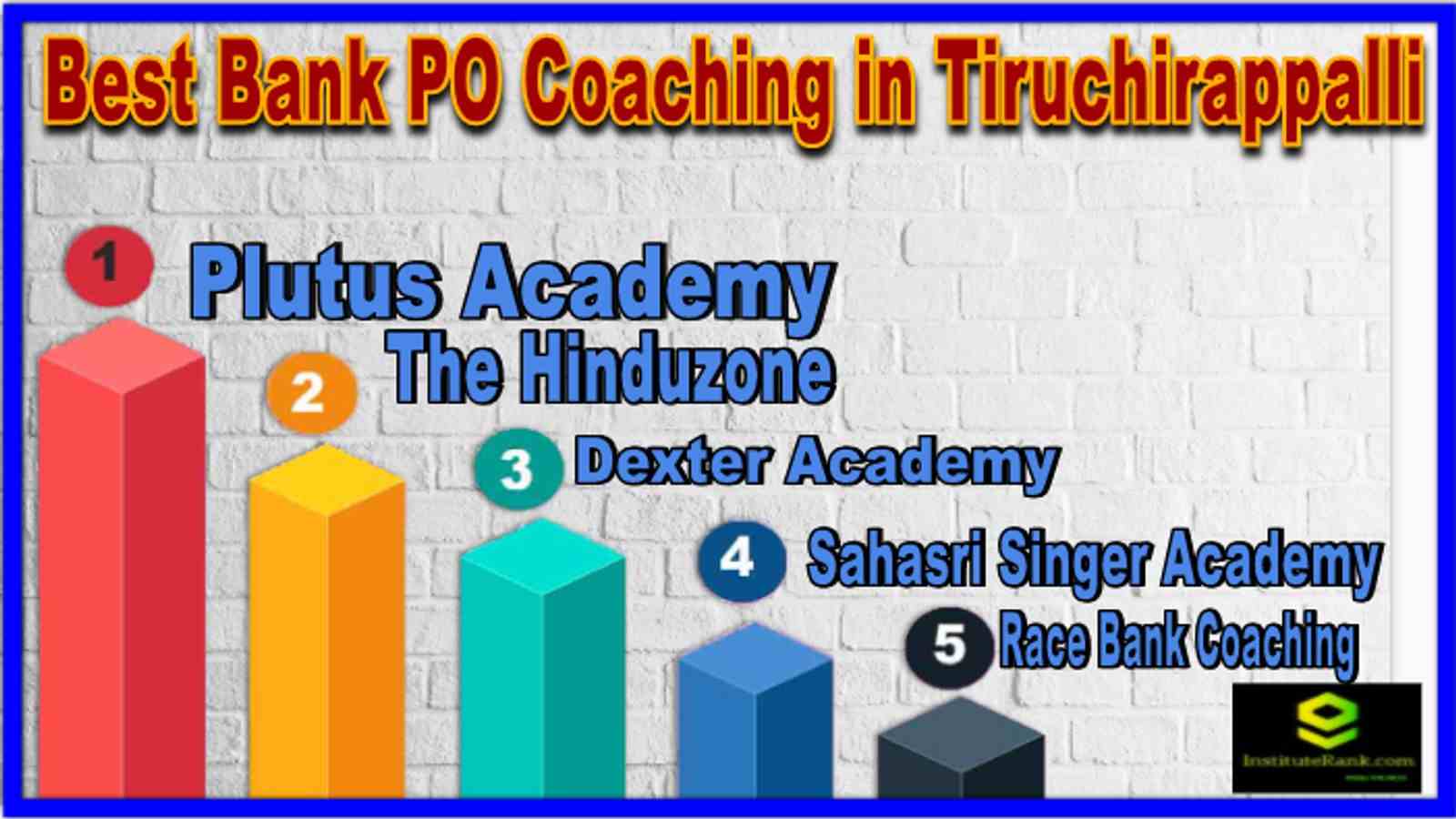 Best Bank PO Coaching in Tiruchirapalli