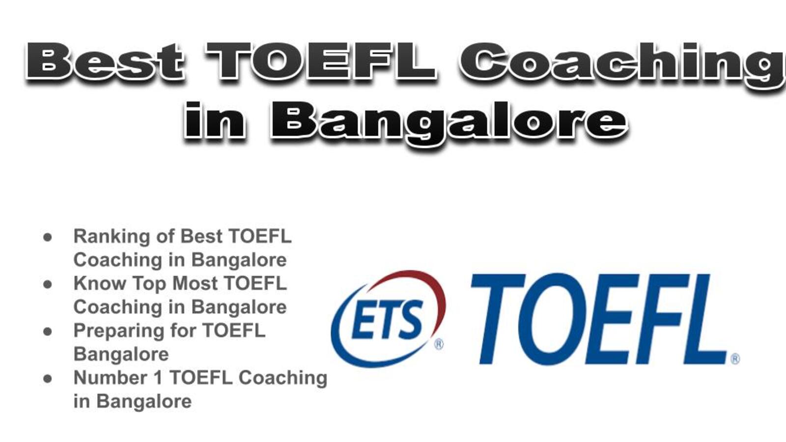 Best TOEFL Coaching in Bangalore