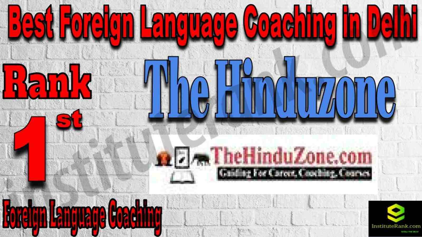 Rank 1 Best Foreign Language Coaching in Delhi